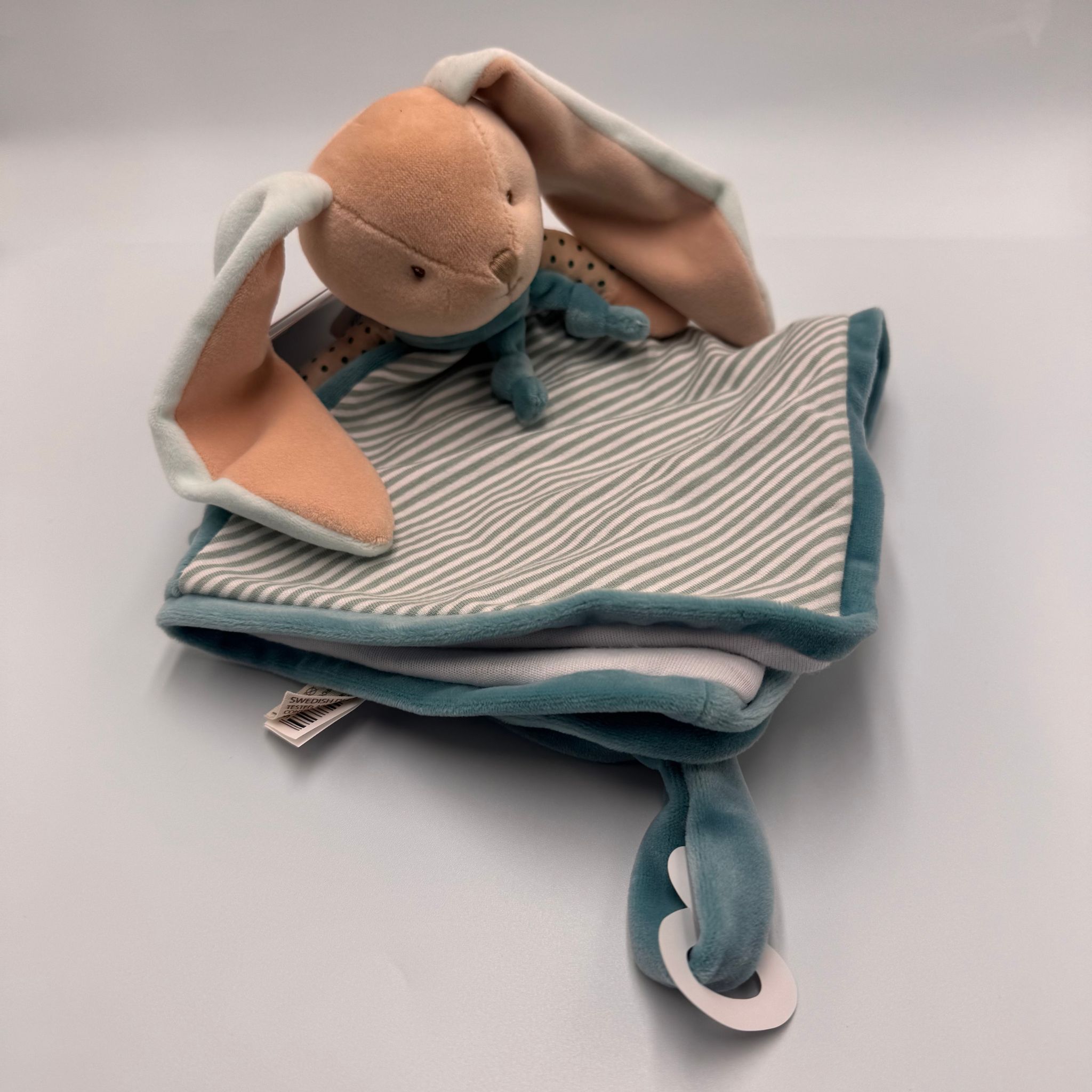 Kocyk dla niemowląt BUKOWSKI Baby Bunny Baby Rug (niebieski) +Gift Box - Bukowski zdjęcie 2