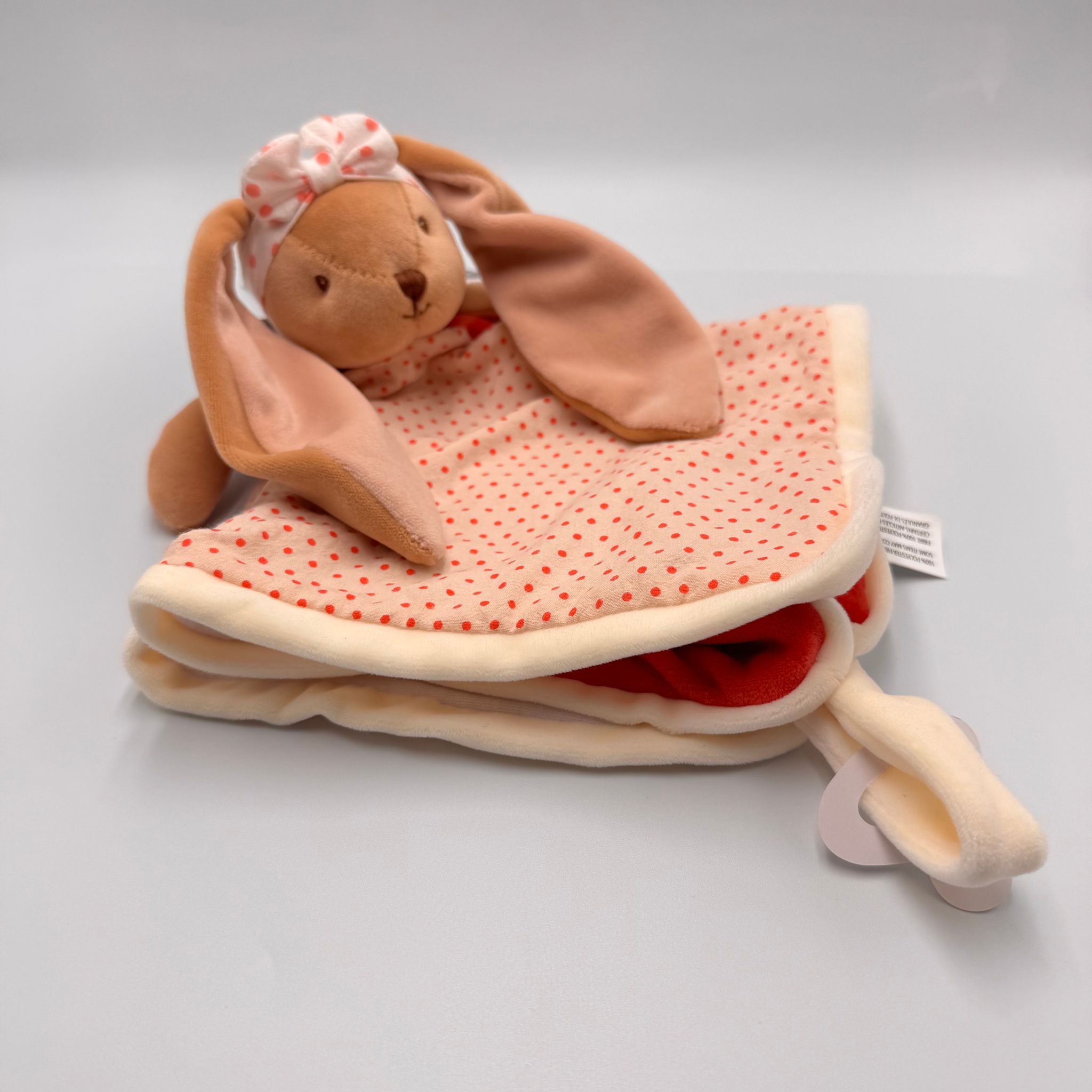 Kocyk dla niemowląt BUKOWSKI Baby Bunny Baby Rug (czerwony) +Gift Box - Bukowski zdjęcie 3