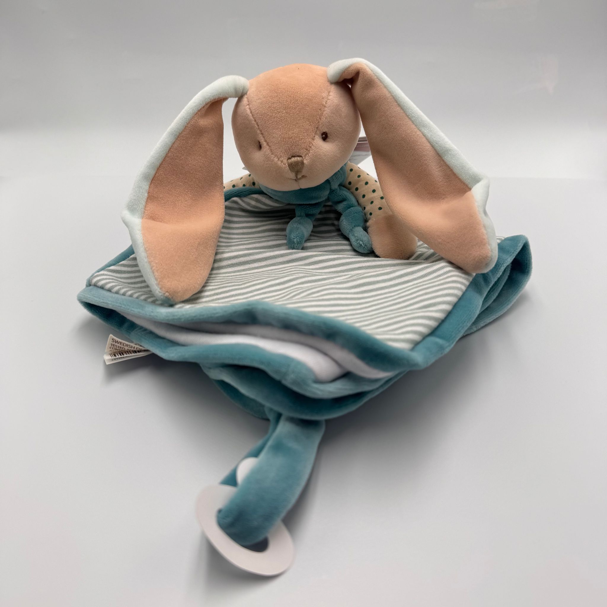 Kocyk dla niemowląt BUKOWSKI Baby Bunny Baby Rug (niebieski) +Gift Box - Bukowski zdjęcie 1