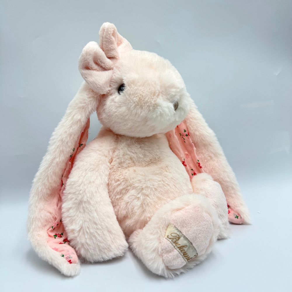 różowy królik prezent 30 cm