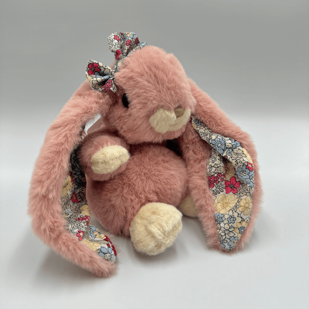 Królik BUKOWSKI Kanina Antique Pink Flowers - ciemnoróżowy - 15 cm - Bukowski zdjęcie 1
