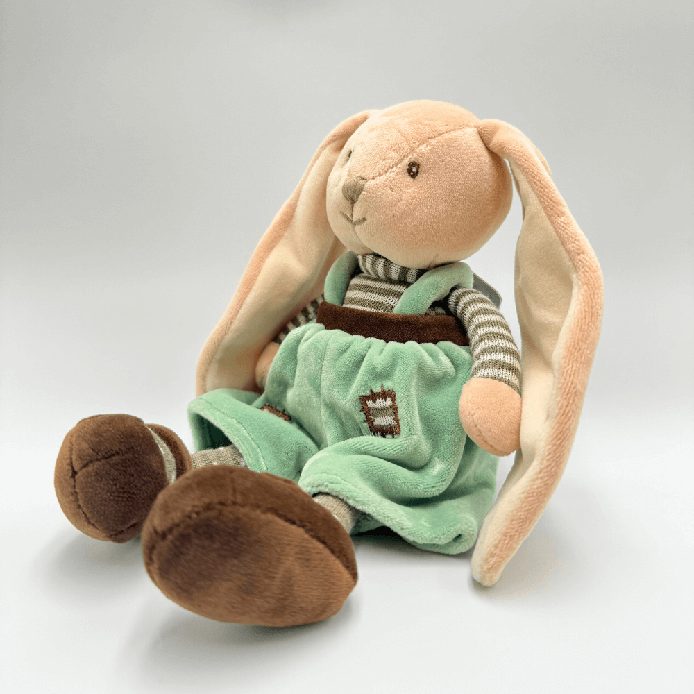 Królik dla niemowląt BUKOWSKI Little Bunny Brothers zielony - 20 cm - Bukowski zdjęcie 2
