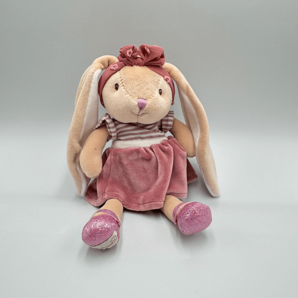 Królik dla niemowląt BUKOWSKI Little Bunny Sisters fioletowy - 20 cm - Bukowski zdjęcie 1