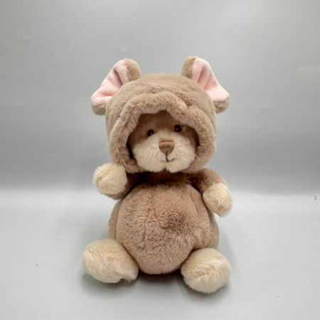 Miś BUKOWSKI Ziggy Mouse brązowy - 15 cm