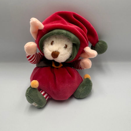  Miś BUKOWSKI Ziggy Santa's Little Helper - 15 cm (czerwony)