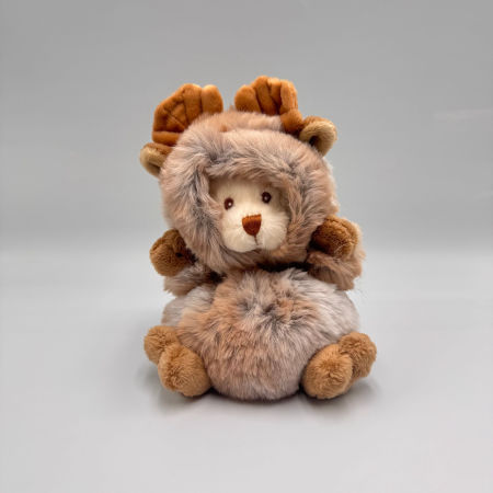 Miś BUKOWSKI Ziggy Moose (kremowy) - 15 cm 