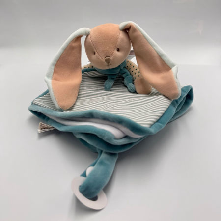 Kocyk dla niemowląt BUKOWSKI Baby Bunny Baby Rug (niebieski) +Gift Box