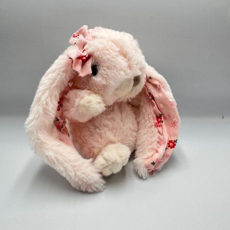 Królik Bukowski Kanina Floral (white) - 15 cm 