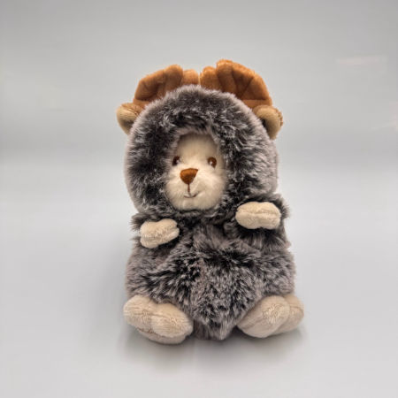 Miś BUKOWSKI Ziggy Moose (szary) - 15 cm 