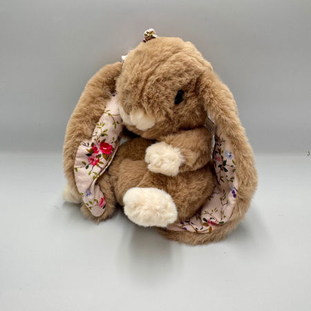 Królik BUKOWSKI Kanina Floral (taupe) - 15 cm 