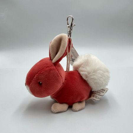 Brelok Królik BUKOWSKI Colorful Zeus & Hera czerwony