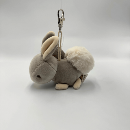 Brelok Królik BUKOWSKI Colorful Zeus & Hera szary