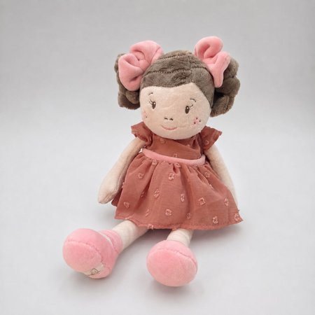Pluszowa lalka BUKOWSKI Clara 30 cm w różowej sukience