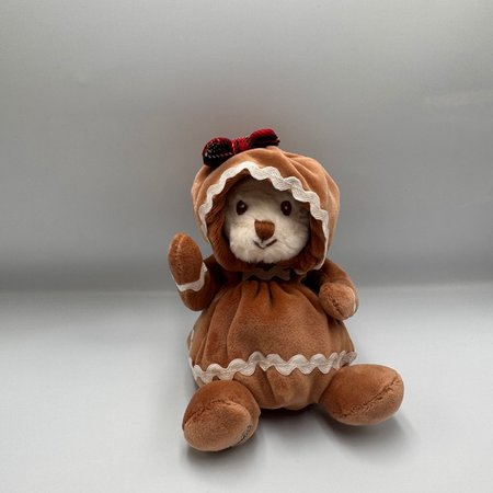 Miś BUKOWSKI Ziggy Gingerbread z kokardką - 15 cm 