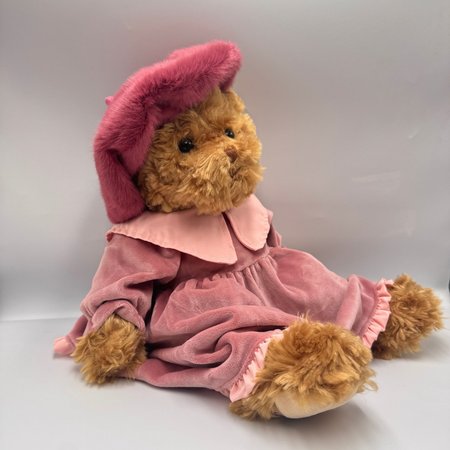 Pluszowy miś Helenka Bukowski 35 cm w eleganckiej różowej sukience