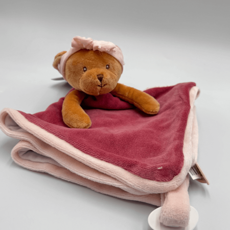 Kocyk dla niemowląt BUKOWSKI Happy Meli Baby Rug różowy + Gift Box