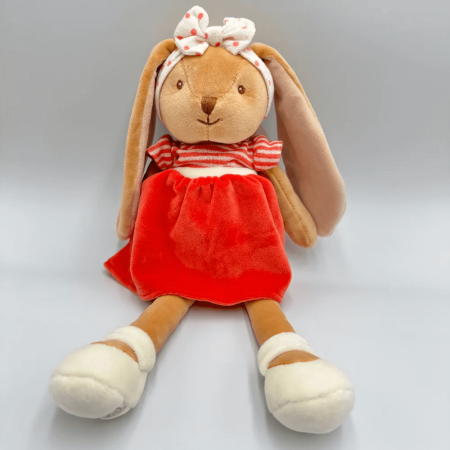 Królik BUKOWSKI Bunny Sisters czerwony - 30 cm