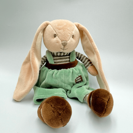 Królik dla niemowląt BUKOWSKI Little Bunny Brothers zielony - 20 cm