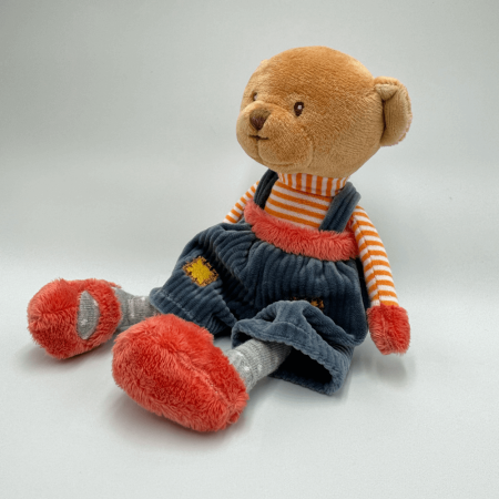 Miś dla niemowląt BUKOWSKI Baby Mavi niebieski - 15 cm