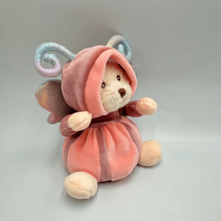 Miś BUKOWSKI Ziggy Butterfly Rose - 15 cm