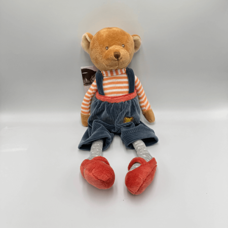 Miś dla niemowląt BUKOWSKI Mavi niebieski - 30 cm