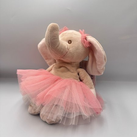 Słonik baletnica Pretty Augusta 25 cm w różowej tiulowej spódniczce