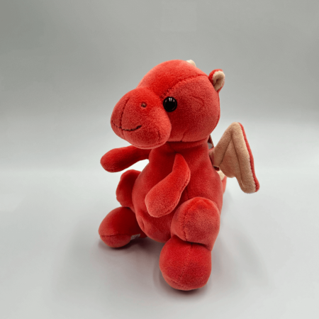 Smok BUKOWSKI Baby Drago czerwony - 15 cm