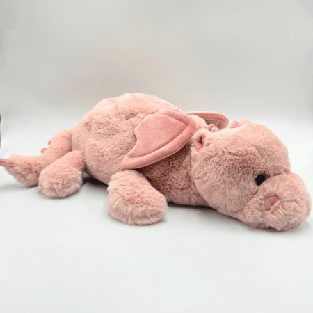 Smok BUKOWSKI Laying Drago - Ruby - rubinowy - 35 cm