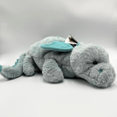 Smok BUKOWSKI Laying Drago Sapphire - szafirowy - 35 cm