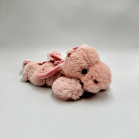 Smok BUKOWSKI Little Drago różowy - 18 cm