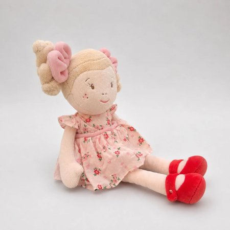 Laleczka Vendela BUKOWSKI 30 cm z różowymi kokardkami