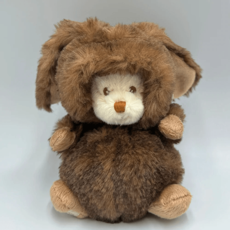 Królik BUKOWSKI Ziggy Winter Rabbit brązowy - 15 cm