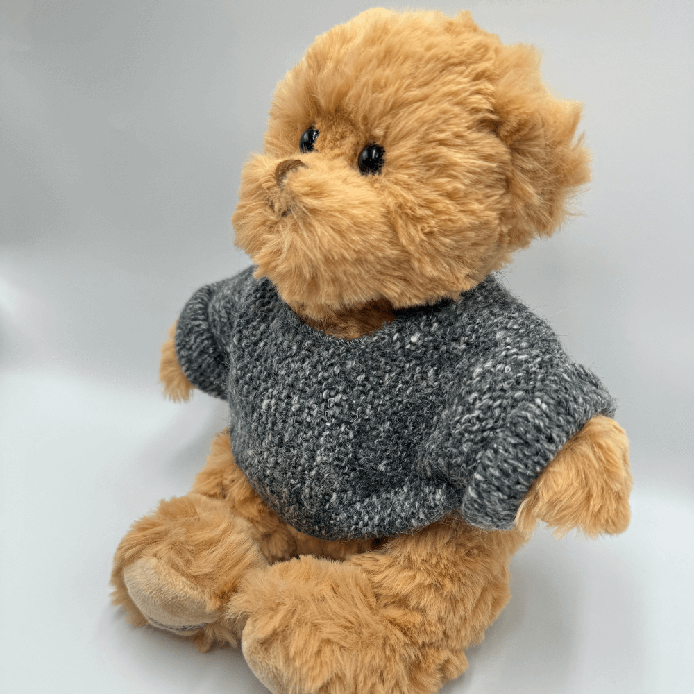 Miś BUKOWSKI Louis niebieski sweter - 25 cm - Bukowski zdjęcie 3