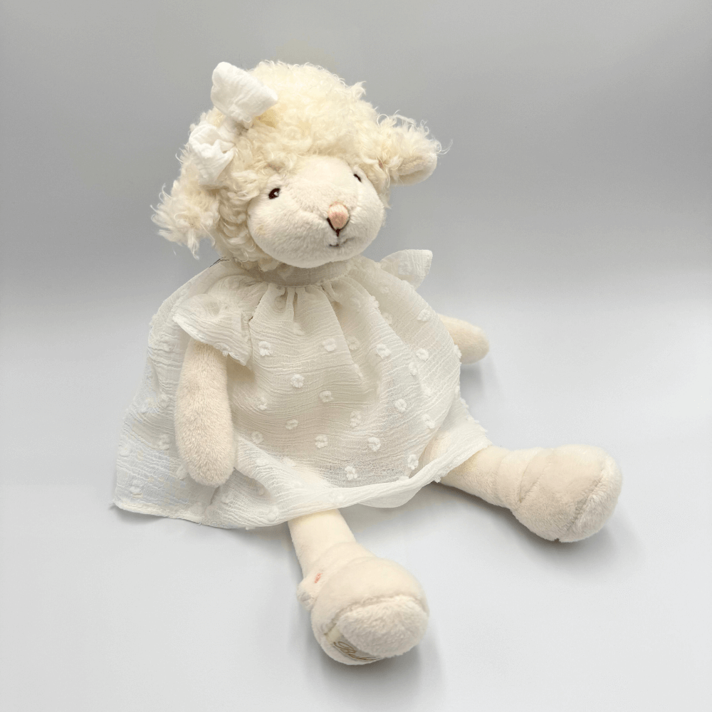 Owca dla niemowląt BUKOWSKI Molly biała - 30 cm + Gift Box - Bukowski zdjęcie 1