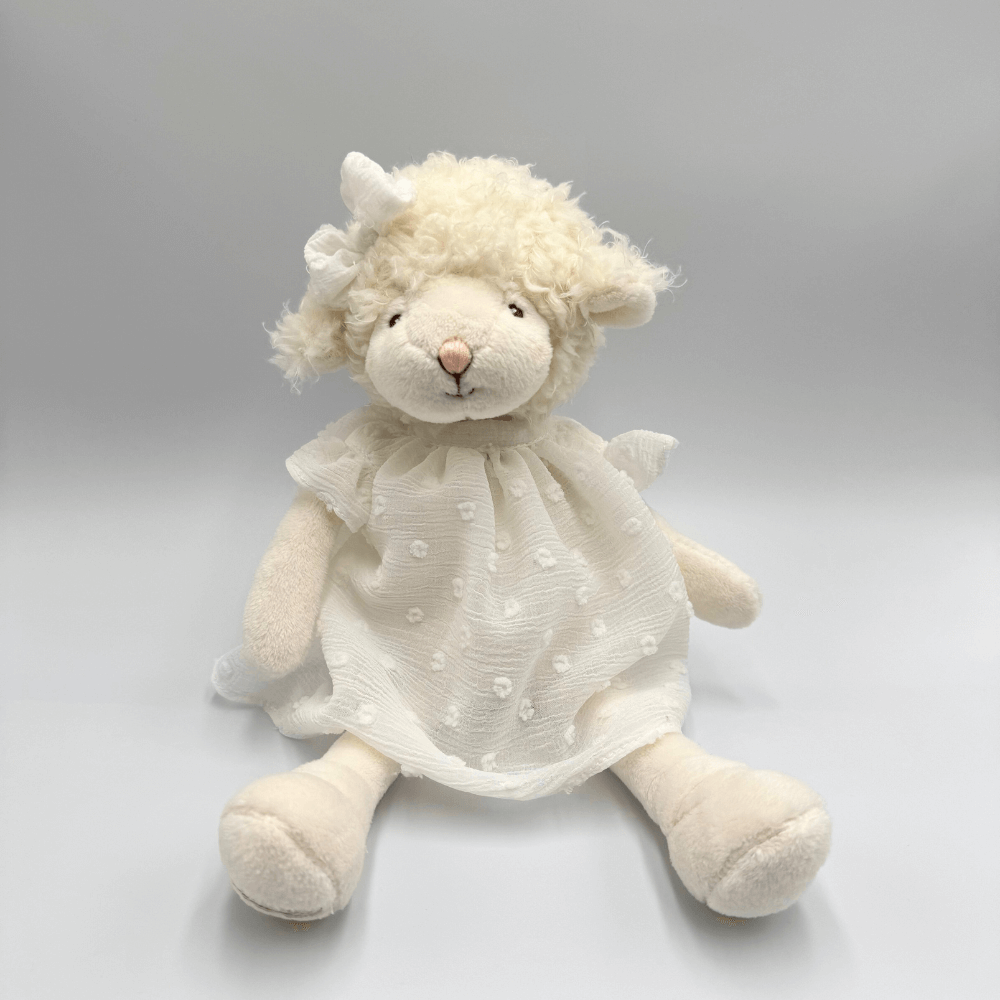 Owca dla niemowląt BUKOWSKI Molly biała - 30 cm + Gift Box - Bukowski zdjęcie 2