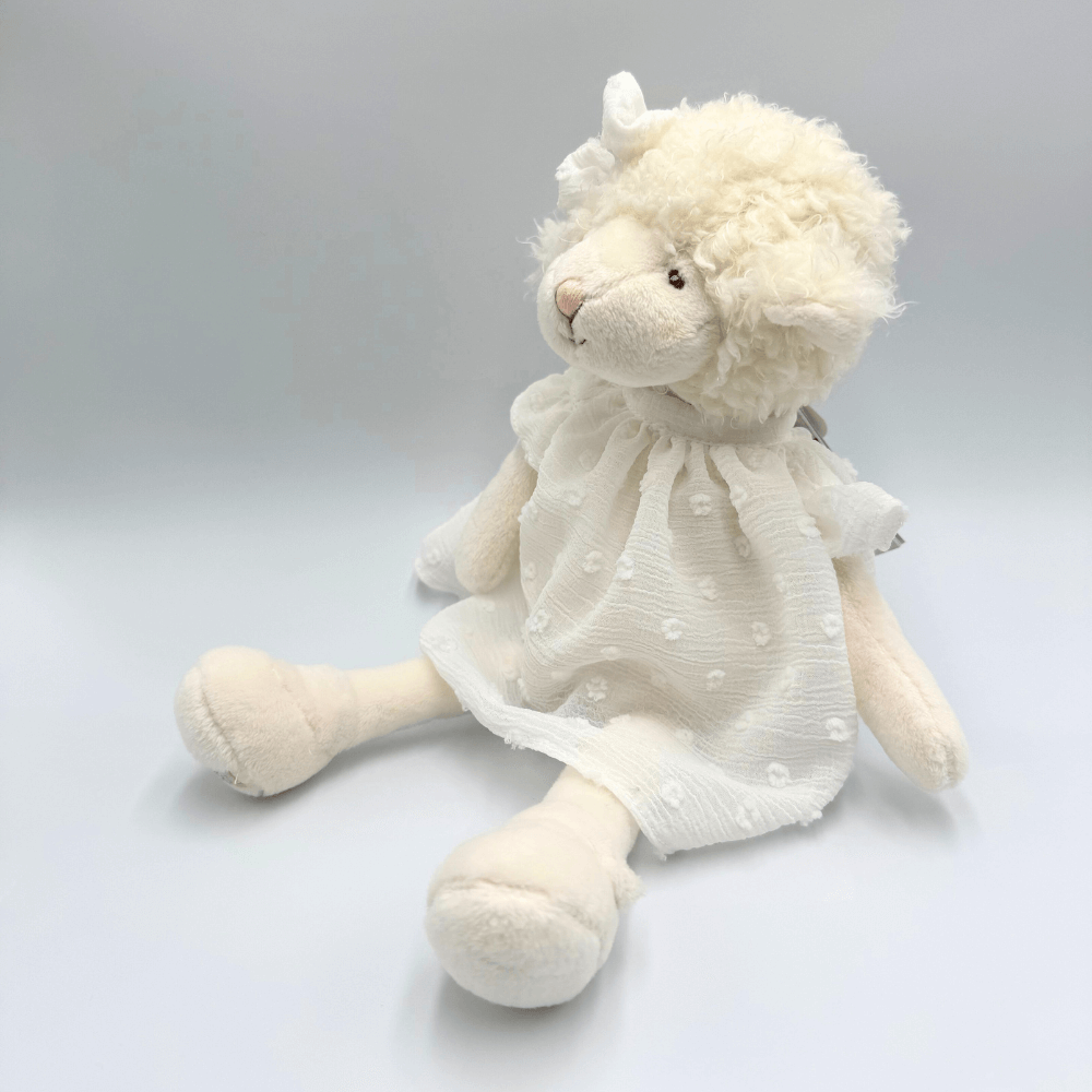 Owca dla niemowląt BUKOWSKI Molly biała - 30 cm + Gift Box - Bukowski zdjęcie 3