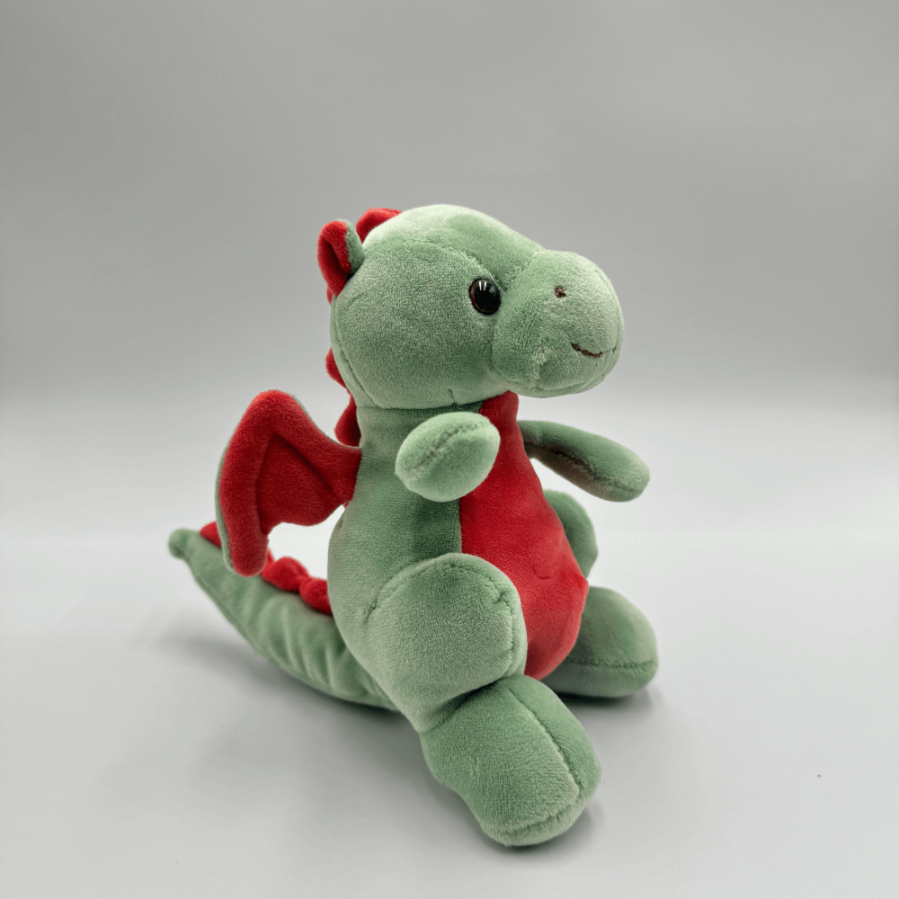 Smok BUKOWSKI Baby Drago zielono-czerwony - 15 cm - Bukowski zdjęcie 2